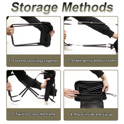 Anywhere Comfort Foldable Sling Stool